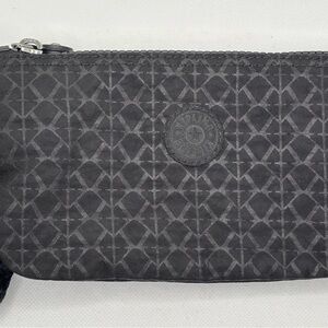Kipling Black Clutch Wristlet with Sleek Design NWOT